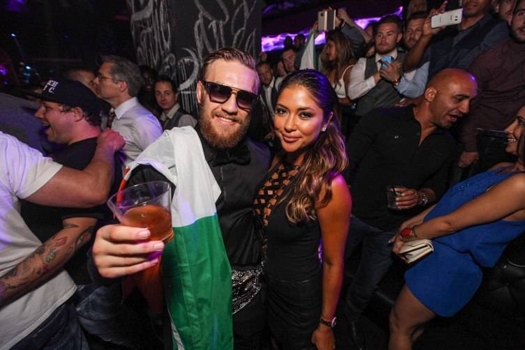 Conor McGregor and Arianny Celeste at Foxtail Nightclub