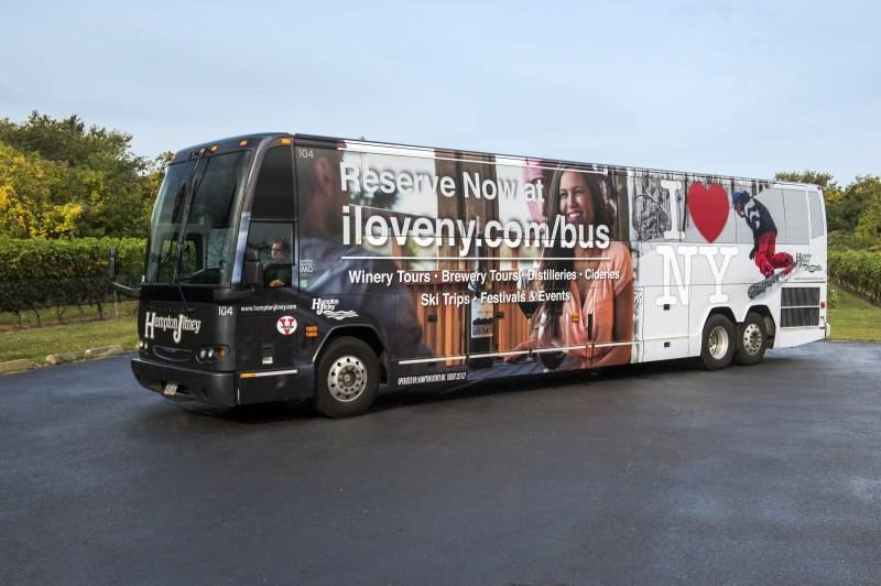 I Love NY Tourism partnership with Hampton Jitney