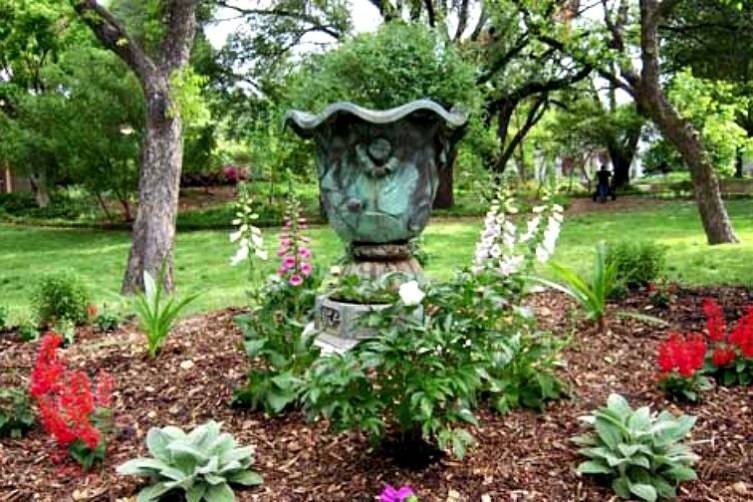 Take a romantic walk through Texas Discovery Gardens.