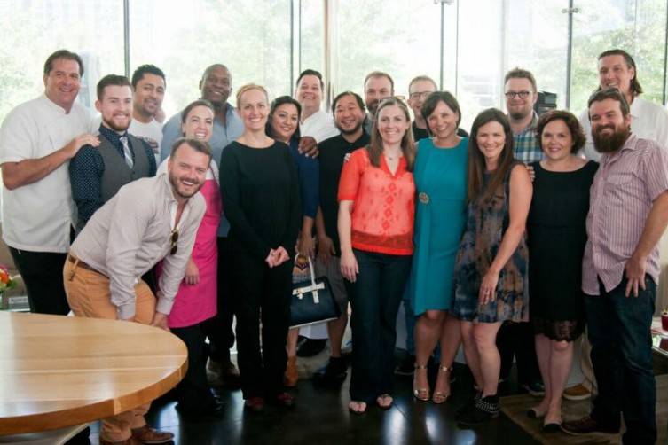 Chefs, park management, and supporters attended the kickoff at Savor Gastropub in July