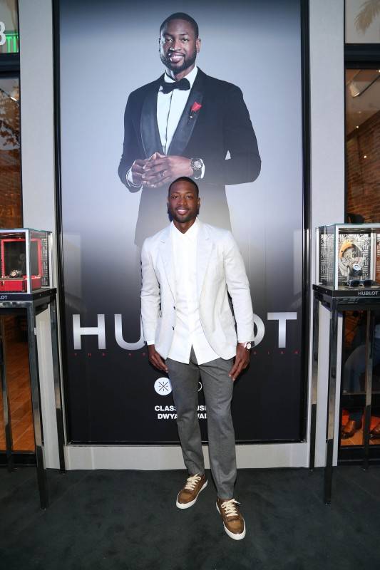 Dwyane Wade at Hublot Gallerie