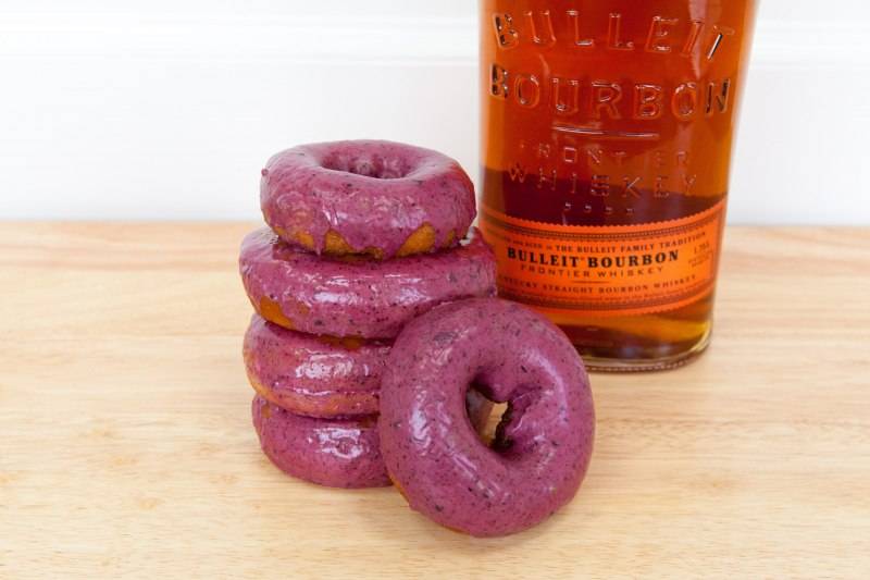 Blueberry Bourbon Basil Donuts at Blue Star Donuts