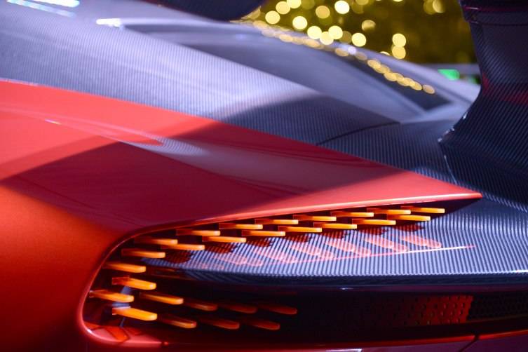  A view of The Aston Martin Vulcan at Haute Living Art Talk (Photo by Gustavo Caballero/Getty Images for Haute Living)