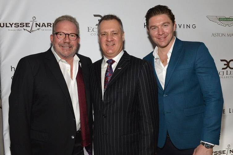  Ken Gorin, Matthew Bennett, and Philippe Hoerle-Guggenheim (Photo by Gustavo Caballero/Getty Images for Haute Living)