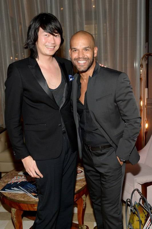 MIAMI, FL - DECEMBER 01: Axel Huynh and Amaury Nolasco attend Haute Living Art Talk: Kickoff to Art Basel 2015 on December 1, 2015 in Miami, Florida. (Photo by Gustavo Caballero/Getty Images for Haute Living)