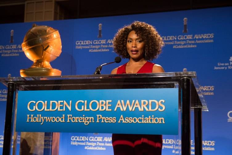 Angela Bassett at the 73rd annual Golden Globe Awards nominations on Thursday December 10, 2015 from the Beverly Hilton Hotel in Beverly Hills, CA.