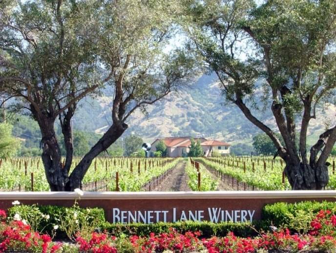 Bennett Lane Winery entrance