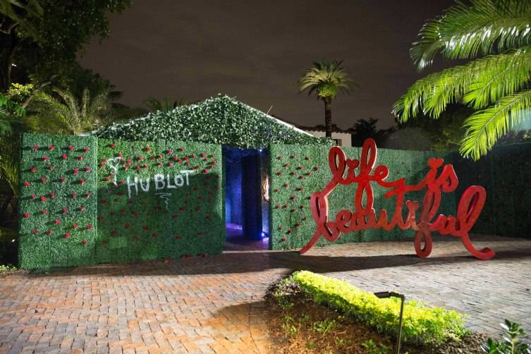 Brainwash installation at Dwyane Wade's Miami Beach home Photo by Bobby Metelus/Getty Images)