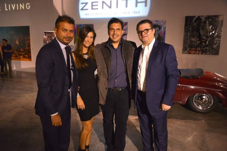 Kamal Hotchandani, guests and ZENITH CEO, Aldo Magada