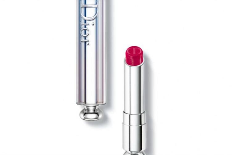 Dior Addict lipstick in Be Dior is a gorgeous raspberry color that we love.