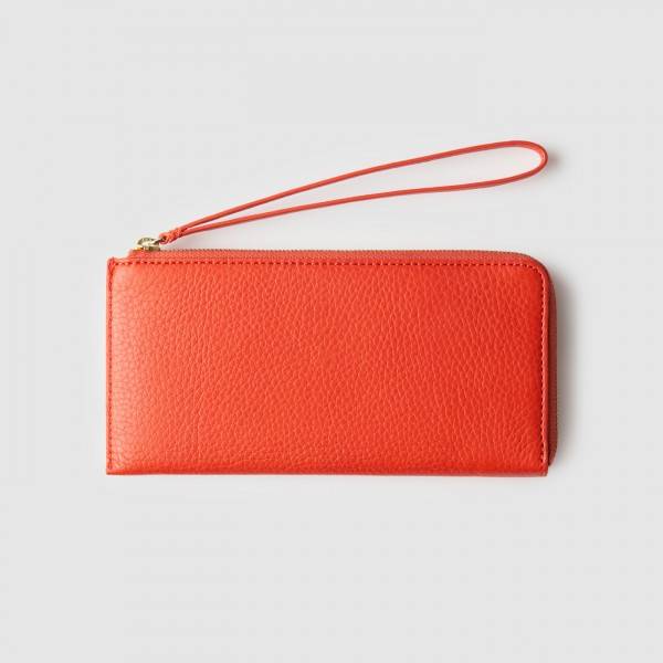 octovo-womens-phonebooth-iphone-wristlet-wallet-leather-orange-back_2-1