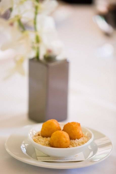 Chef Mace served a delightful amuse bouche to guests of the Palm Beach Wine Auction’s Committee Luncheon kick-off event held at Café Boulud.