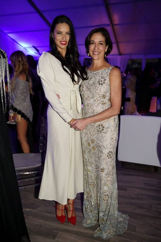 Adriana Lima and Artistic Director Lourdes Lopez at MCB 30th Anniversary Gala