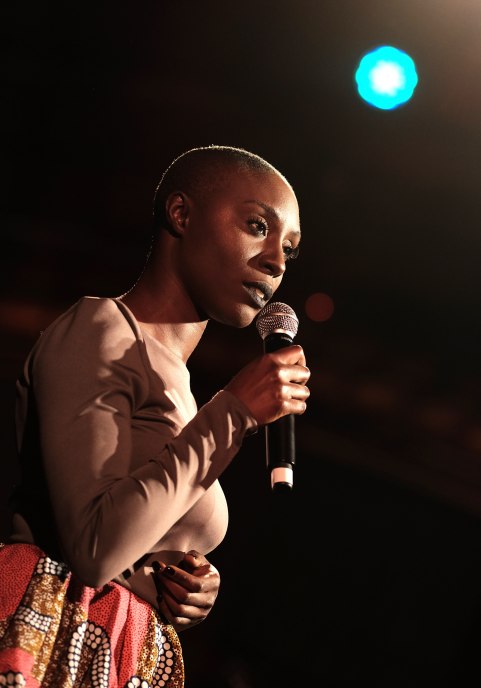 Singer Laura Mvula performs at the 20th Annual Los Angeles Gala Dinner hosted by Conservation International 