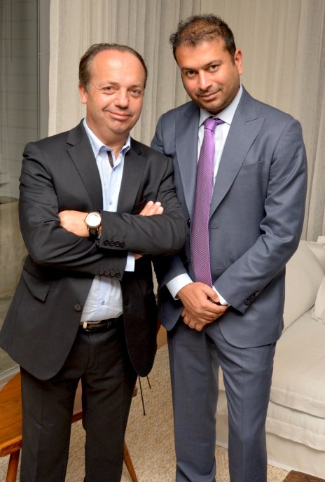 Christophe Claret and Kamal Hotchandani, CEO of Haute Living