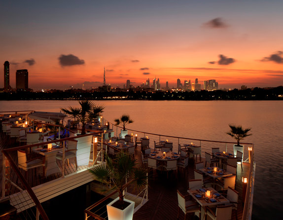 Boardwalk Cafe in Dubai offers incredible views. 