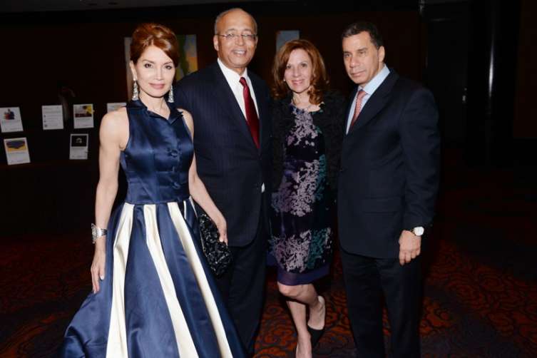Jean Shafiroff, Bill Thompson, Michelle Paige Paterson, David Paterson at the New York Mission Society Gala held at the Mandarin Oriental All photos: Photo - Clint Spaulding/PMC ==