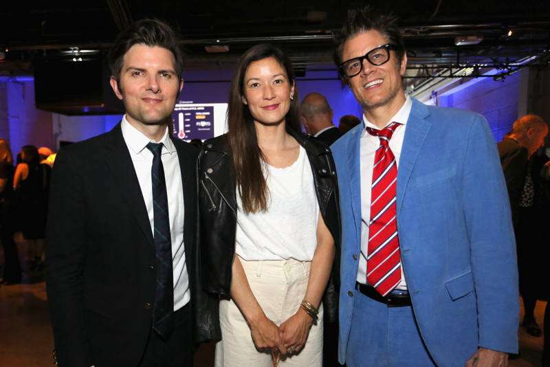 Adam Scott, Naomi Nelson and Johnny Knoxville attend the pARTy! - celebrating 25 years of P.S. ARTS 