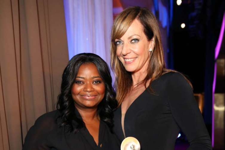 Octavia Spencer (L) and Honoree Allison Janney 