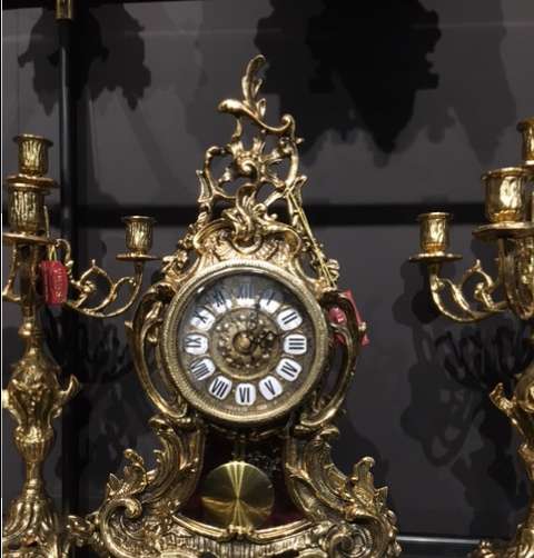 Handmade brass clocks from Spain