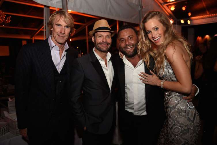 Michael Bay, Ryan Seacrest, David Grutman & Michele Merkin