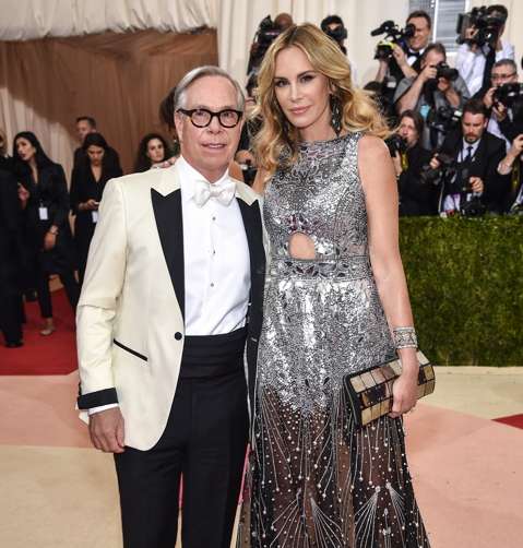Tommy Hilfiger and Dee Ocleppo attend the "Manus x Machina: Fashion In An Age Of Technology" Costume Institute Gala at Metropolitan Museum of Art on May 2, 2016 in New York City. (Photo by Dimitrios Kambouris/Getty Images)