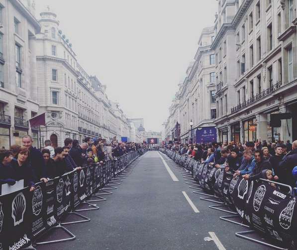 Photo via @gumball3000 Live from Regent Street! The Gumballers are on their way!