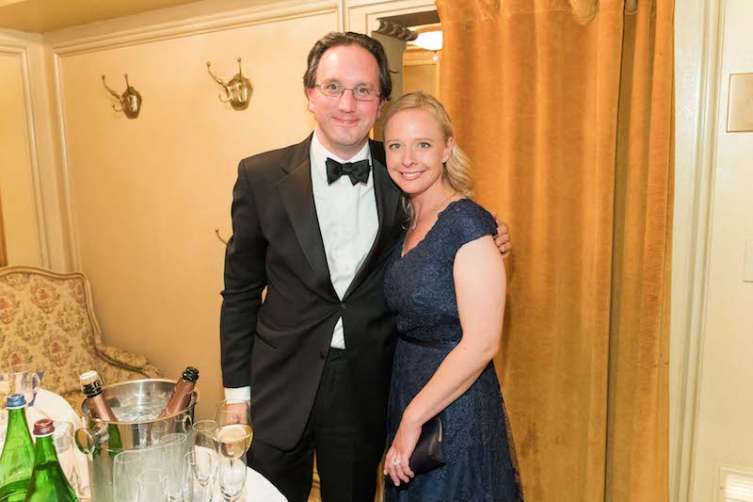 Matthew Shilvock, who is taking over Gockley's role at the opera, and his wife, Kate. 