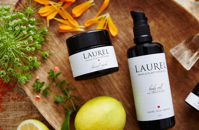 Laurel Whole Plant Organics skincare products