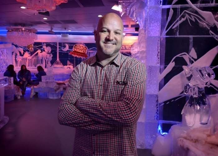 Noel Bowman, president of Minus5 Ice Bar