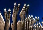 Chris Burden's Urban Light at LACMA