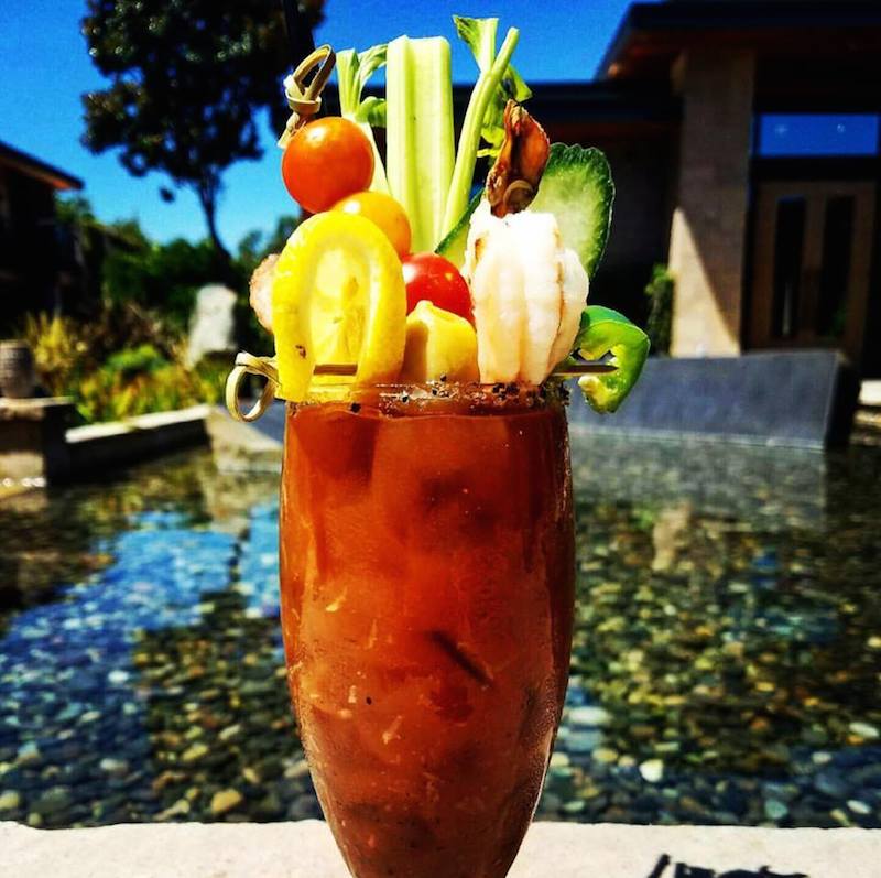 A bloody Mary at Bardessono