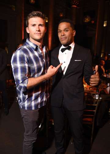  Scott Eastwood and Maxwell at UNITAS gala (Photo by Michael Loccisano/Getty Images for UNITAS)