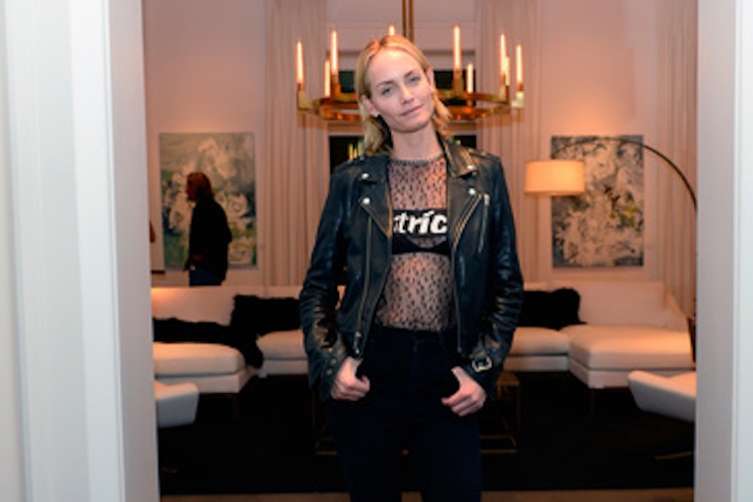 Actress Amber Valletta attends the unveiling of RH Las Vegas at The Gallery at Tivoli Village.