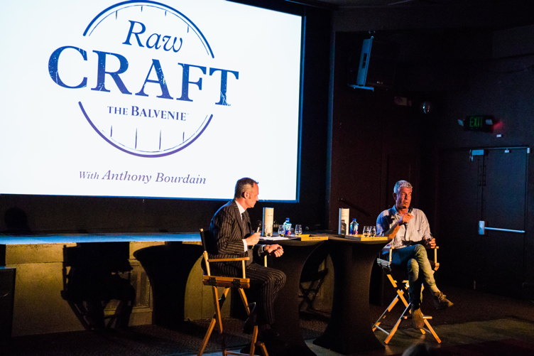 Anthony Bourdain at the LA screening of "Raw Craft" 