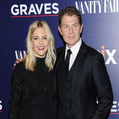Helene York and Bobby Flay== EPIX and Vanity Fair Host the Premiere of EPIX Original Series "Graves"== MoMA, NYC== October 5, 2016== ©Patrick McMullan== Photo - Paul Bruinooge/PMC== ==