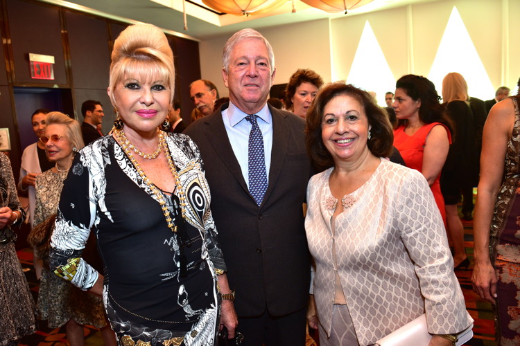 Ivana Trump, Crown Prince Alexander of Serbia and Crown Princess Katherine of Serbia at the Lifeline NY Annual Benefit Luncheon, held at LeCirque. ©Patrick McMullan. Photo: Sean Zanni/PMC