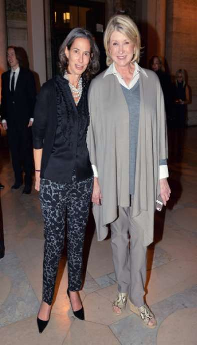 Alice Tisch and Martha Stewart