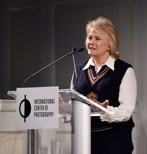NEW YORK, NY - NOVEMBER 01: Candice Bergen speaks at the ICP's luncheon honoring Photographer/Filmmaker Laurie Simmons on November 1, 2016 in New York City. (Photo by Nicholas Hunt/Getty Images for ICP)