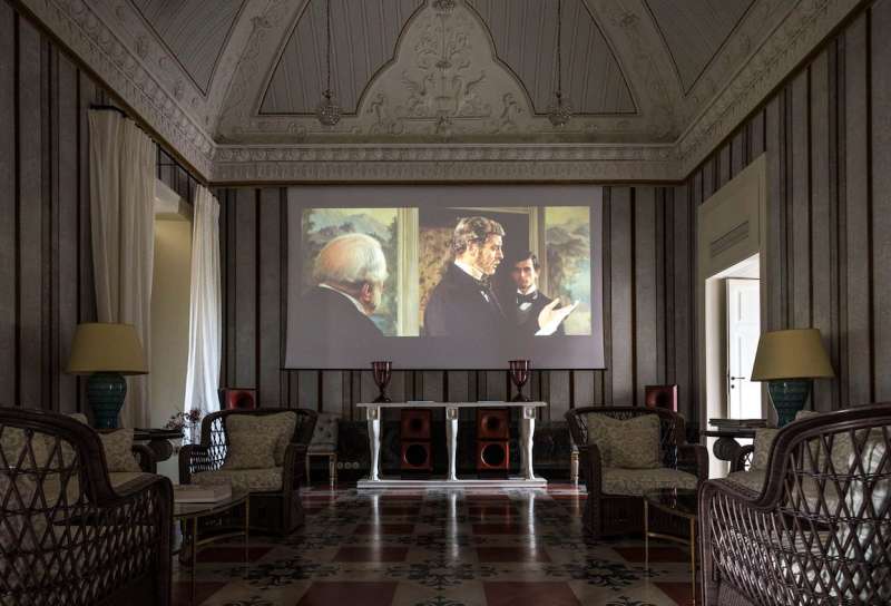 In true Francis Ford Coppola fashion, his Palazzo Margherita has a professionally-equipped screening room