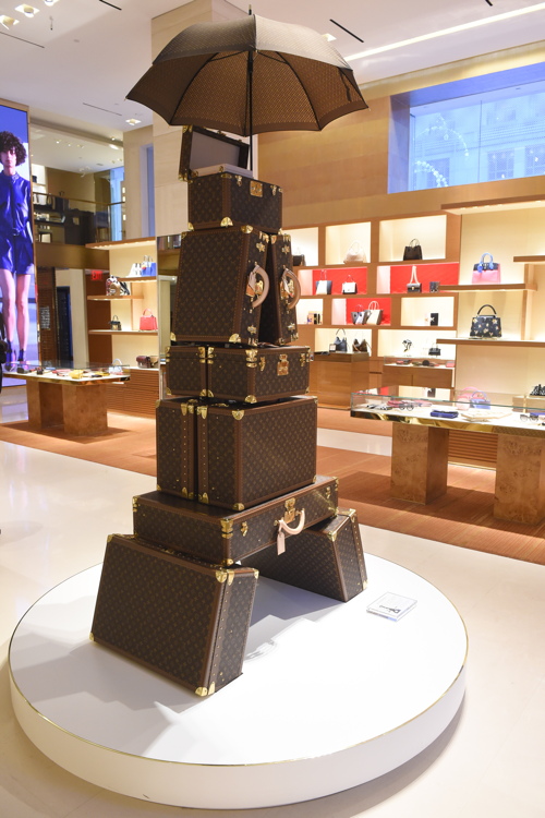 Louis Vuitton Flagship store is located at 1 E. 57th Street and