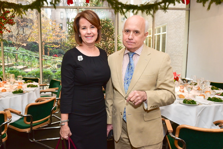 Diane Clehane, Ernest Schmatolla== Jean Shafiroff Hosts Holiday Party== Michael's Restaurant, NY== December 15, 2016== ©Patrick McMullan== Photo - Sean Zanni/PMC== ==