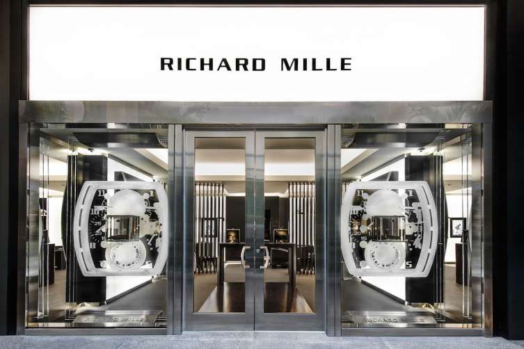 Richard Mille's boutique in Bal Harbour. 