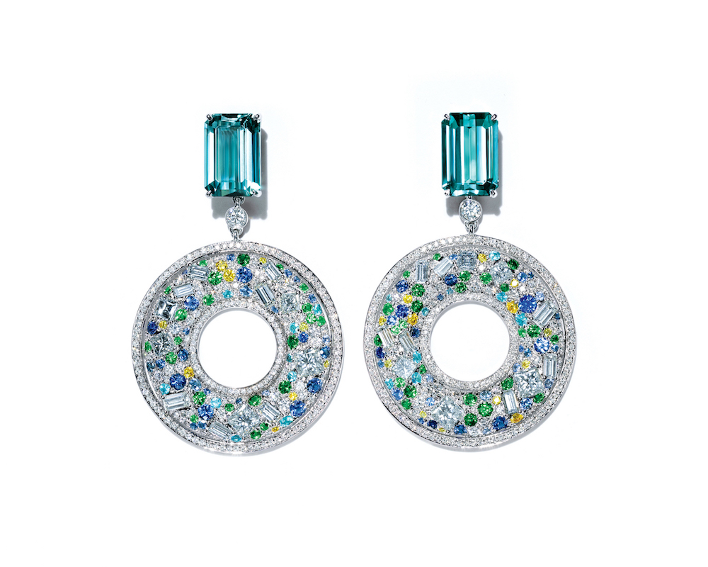 Earrings from the Tiffany Blue Book 2015, The Art of the Sea: $95,000