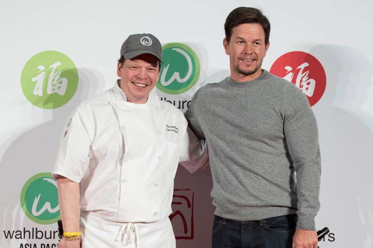 Chef Paul and Mark Wahlberg