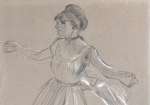 Degas drawing at the JIll Newhouse Gallery