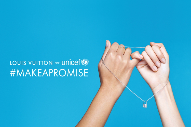 Louis Vuitton, UNICEF Celebrate #MakeAPromise Day in Stores