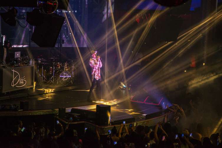 August Alsina debuts at Drai's Nightclub. 