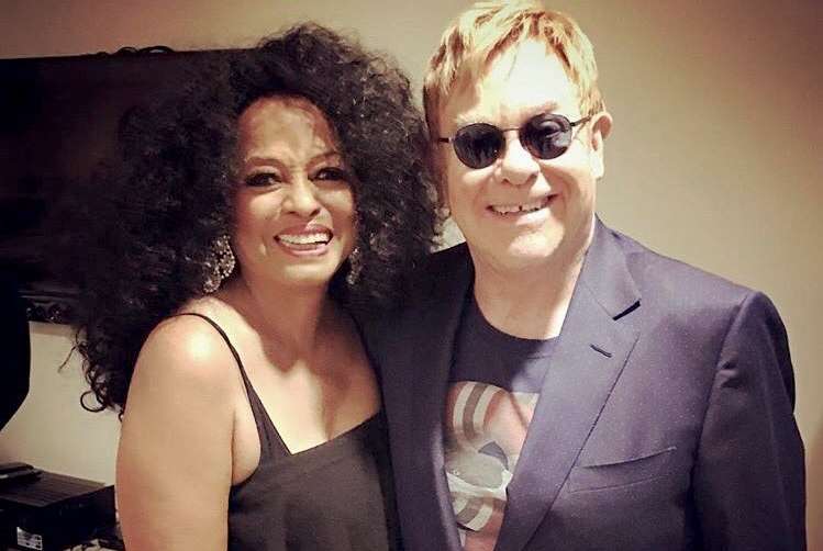 Diana Ross and Elton John