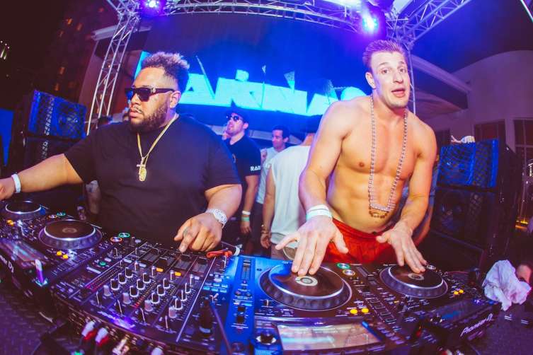 DJ Carnage + Rob Gronkowski - Hyde Beach at SLS South Beach MMW Closing Party on Sunday March 26, 2017